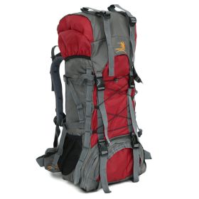 60L Outdoor Large Capacity Waterproof Mountaineering Backpack For Hiking Camping Trekking