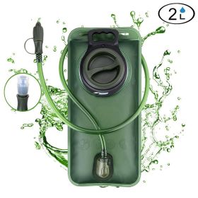 Cycling Backpack Water Bag 2l Water Bag Suction Nozzle Outdoor Sports Water Bladder Mountaineering Camping Eva Folding Water Bag
