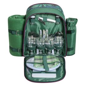 Outdoor Travel Picnic Backpack Set with Cutlery Kit