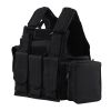 Tactical Vest Military Plate Carrier Molle Police Airsoft Combat Adjustable