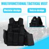 Tactical Vest Military Plate Carrier Molle Police Airsoft Combat Adjustable