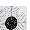 100 pcs Shooting Paper Targets 5.9"x5.9"
