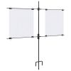 Target Paper Stand with Shooting Papers 30.7"x29.9" Steel