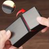 New Brushed Rechargeable USB Electric Lighter; Smoking Case; Cigarette Storage Containers; Plasma Lighter Cover