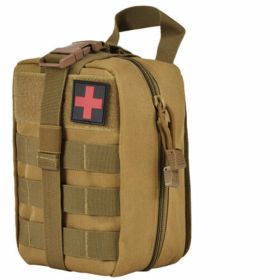 Tactical First Aid Pouch; Detachable Medical Pouch Kit Utility Bag (Bag Only) (Color: CB)