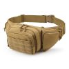 Nylon Camping Belt Bag; Military Hunting Tactical Waist Pack
