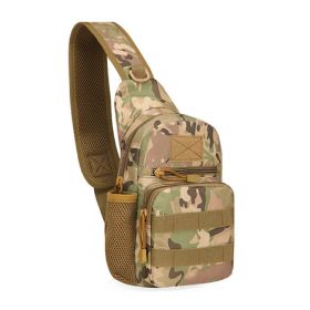 Tactical Shoulder Bag; Molle Hiking Backpack For Hunting Camping Fishing; Trekker Bag (Color: CP)