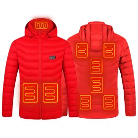 Male And Female Lightweight Electric Padded Jacket Usb Constant Temperature Electric Heating Padded Jacket (size: XL)
