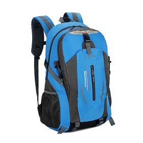 36L Outdoor Backpack Waterproof Daypack Travel Knapsack (Color: Blue)