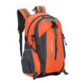 36L Outdoor Backpack Waterproof Daypack Travel Knapsack (Color: Orange)