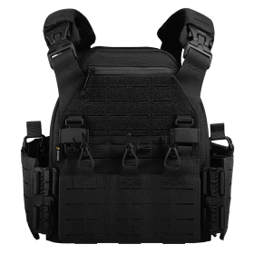 Quick Release Airsoft Weighted Military Breathable Vests (Color: Black)