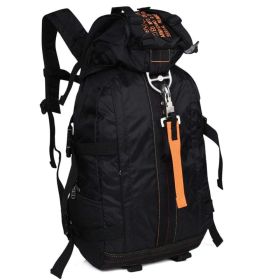 Waterproof lightweight hiking backpack (Color: Black)