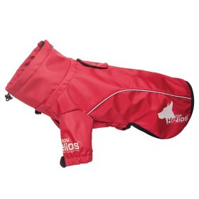 Dog Helios Extreme Softshell Performance Fleece Dog Coat (Color: Red)