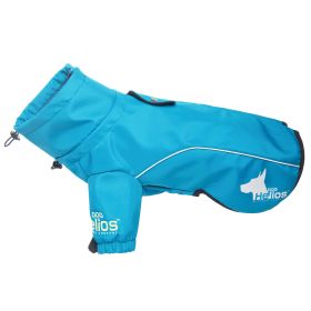 Dog Helios Extreme Softshell Performance Fleece Dog Coat (Color: Blue)