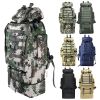 100L Large Military Camping Backpack Waterproof Camo Hiking Travel Tactical Bag
