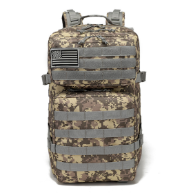 Military 3P Tactical 45L Backpack | Army 3 Day Assault Pack | Molle Bag Rucksack | Range Bag (Color: ACU)