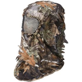 Kylebooker Ghillie Face Mask 3D Leafy Ghillie Camouflage Full Cover Headwear Hunting Accessories (Style: mask2.0)