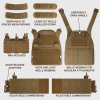 Quick Release Airsoft Weighted Military Breathable Vests