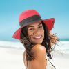 Women Summer Sun Bucket Hats Foldable UV Protection Cotton Cap