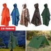 Waterproof 3-in-1 Raincoat Backpack Cover for Hiking, Cycling, and Camping - Protects Your Gear from the Elements