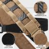VOTAGOO Tactical Belt, 1.75'' MOLLE Battle Belt with Quick Release Buckle, Low Profile Laser-Cut Battle Belt for Range